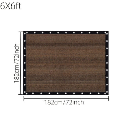 Fabric HDPE Outdoor Patio Roller Shade with UV Protection and Reinforced Corners detail image - detail view 3