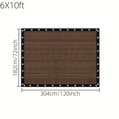 Fabric HDPE Outdoor Patio Roller Shade with UV Protection and Reinforced Corners detail image - detail view 6