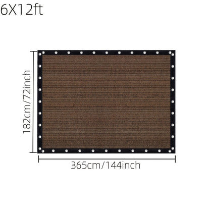 Fabric HDPE Outdoor Patio Roller Shade with UV Protection and Reinforced Corners detail image - detail view 8