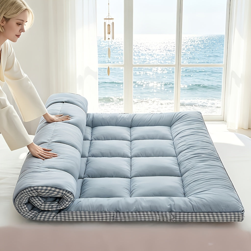 Mattress Toppers shown in the Blue, Full (54"x75") option