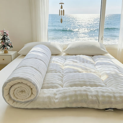 Fabric Mattress Topper with Waterproof Protection and Multiple Color Options for Bedroom detail image - detail view 9