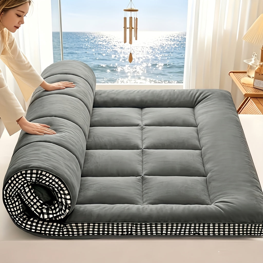 Mattress Toppers shown in the Grey, Twin (39"x75") option