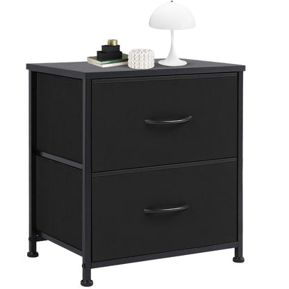 Fabric Nightstand, Bedroom Side Table for Practical Everyday Home Use detail image - detail view 3