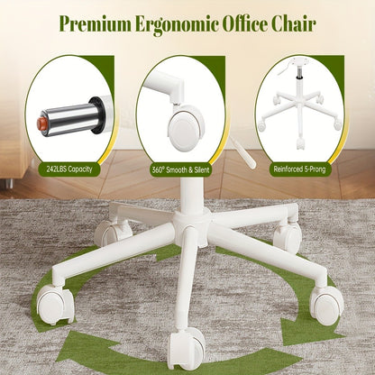 Fabric Office Chair with Adjustable Height for Comfortable Everyday Seating detail image - detail view 7