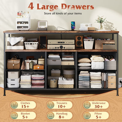 Fabric TV Stand, Media Console Cabinet for Practical Everyday Home Use detail image - detail view 18