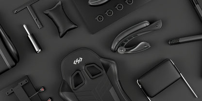 Faux Leather Gaming Chair, Reclining Computer Chair for Home Office detail image - detail view 24