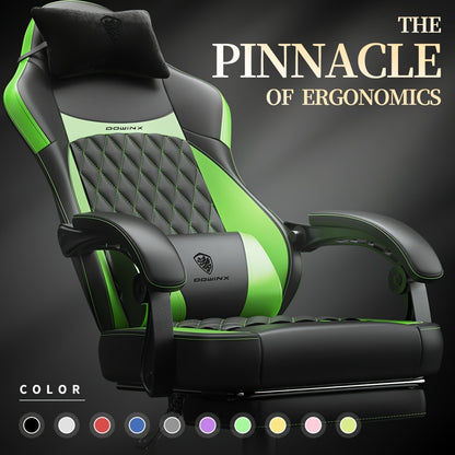 Gaming Chair shown in the Black And Green option