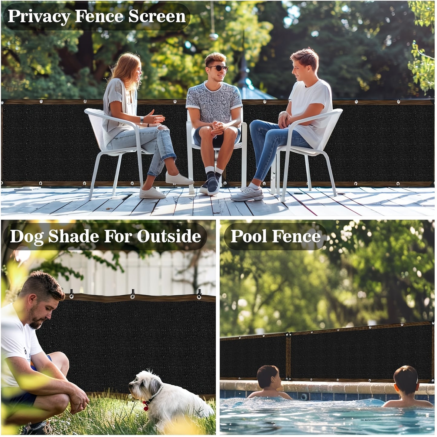 Large Outdoor Sunshade for Gardens, Available in Multiple Sizes. This Black Breathable Net Provides 80% Sun Protection, Ideal for Plants in Your Yard