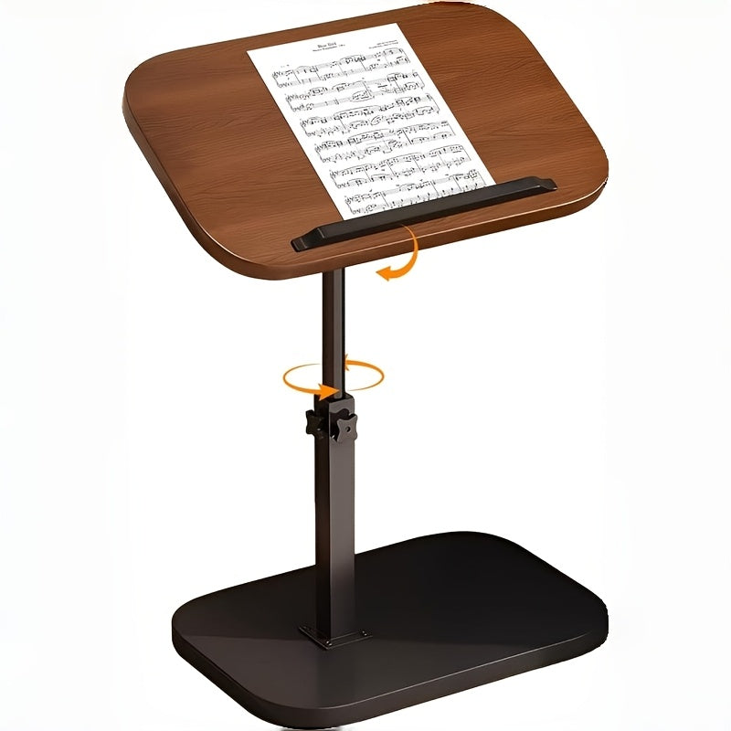TV Tray Table with 360 Degree Rotation And 180 Degree Flip Tabletop - Ideal Recliner Table for Bedside, Sofa, Or Small Spaces, Adjustable Bedside Table And Chair Side Table