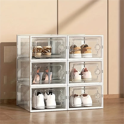 Shoe Box shown in the White, 6pcs option