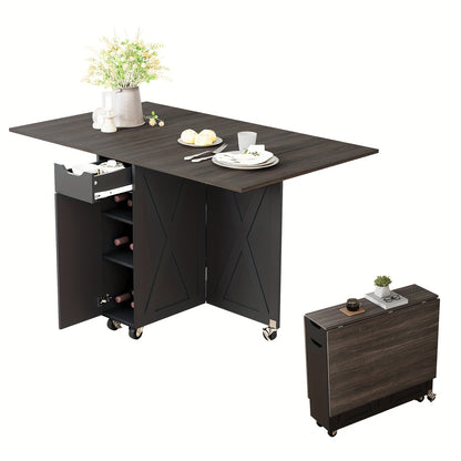 Dining Table shown in the Dark Brown-1 option