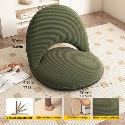 Foldable Floor Chair for Comfortable Everyday Seating in Living Room detail image - detail view 5