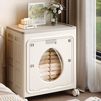 Oversized white storage box