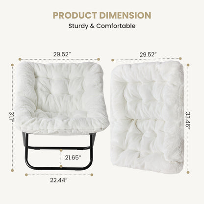 Foldable Lounge Chair with Multiple Color Options for Bedroom detail image