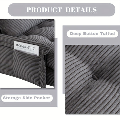 Foldable Metal Sofa Bed with Fold-Out Lounger for Comfortable Everyday Seating in Bedroom detail image - detail view 20