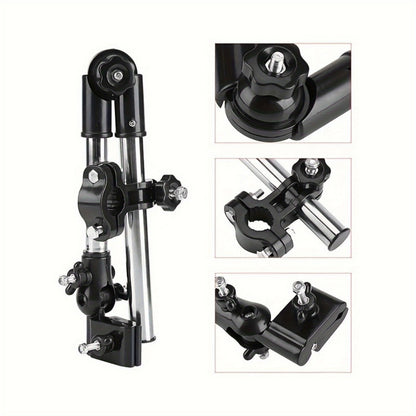 Foldable Metal Umbrella Stand with Tool-Free Assembly for Patio detail image - detail view 4