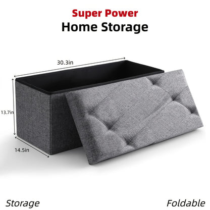 Ottoman shown in the Large option
