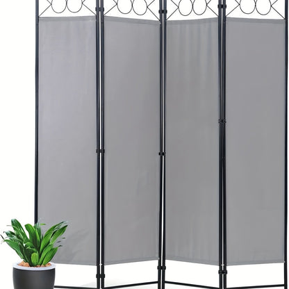 Foldable Room Divider with Added Privacy and Tool-Free Assembly detail image - detail view 5