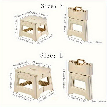 Foldable Step Stools And Footstools with Non-Slip Base and Adjustable Height detail image - detail view 3