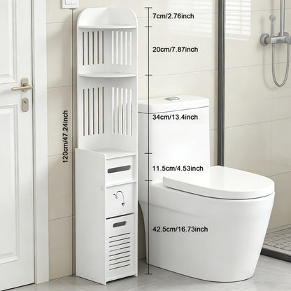 Freestanding Bathroom Cabinet with Waterproof Protection for Organized Everyday Storage detail image - detail view 3