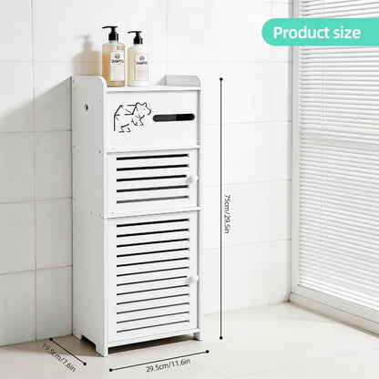 Freestanding Bathroom Storage Cabinet, Home Storage Cupboard detail image - detail view 4