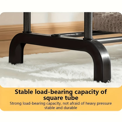 Freestanding Heavy-Duty Garment Rack with Large-Capacity Storage for Bedroom detail image - detail view 8