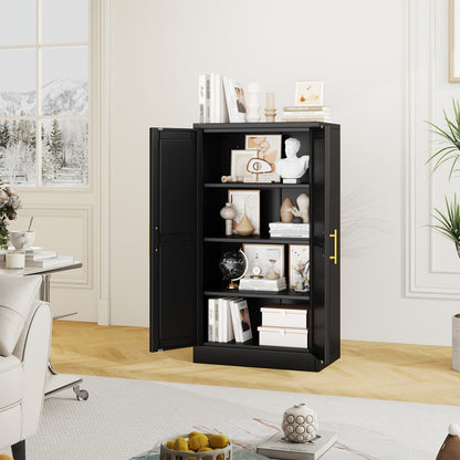 Freestanding Metal Bathroom Storage Cabinet, Home Storage Cupboard detail image - detail view 5