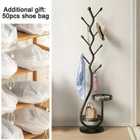 Black+50pcs shoe bag