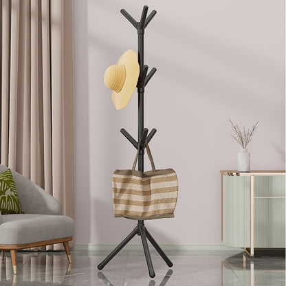 Freestanding Metal Coat Rack, Entryway Hall Tree for Organized Everyday Storage detail image