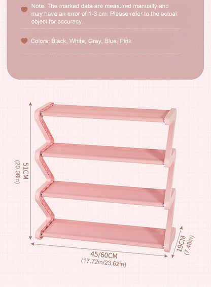 Freestanding Plastic Shoe Rack with Stackable Design for Organized Everyday Storage detail image - detail view 28