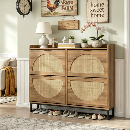 Shoe Cabinet shown in the Yellow option