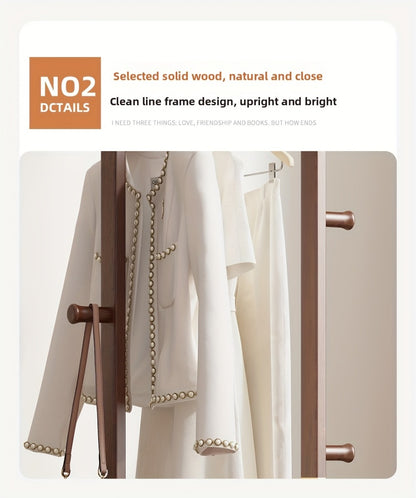 Freestanding Wood Coat Rack, Coat and Hat Organizer for Entryway detail image - detail view 19