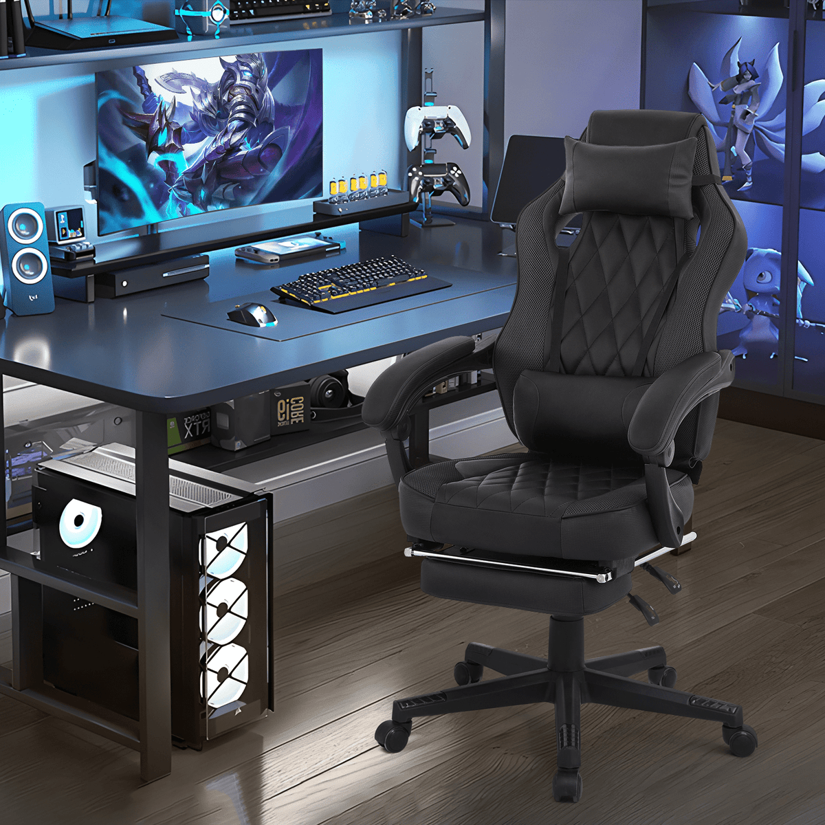 Gaming Chair, High-Back Gaming Seat for Comfortable Everyday Seating detail image - detail view 39