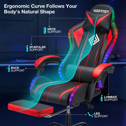 Gaming Chair, Reclining Computer Chair for Comfortable Everyday Seating detail image - detail view 9