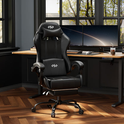 Gaming Chair with Footrest for Comfortable Everyday Seating in Home Office detail image