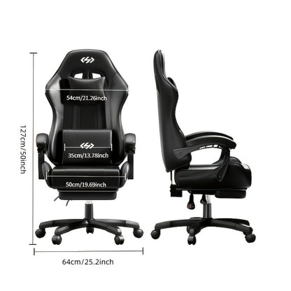 Gaming Chair with Footrest for Comfortable Everyday Seating in Home Office detail image - detail view 4