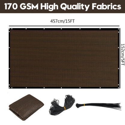 HDPE Outdoor Patio Roller Shade with Added Privacy for Outdoor Shade and Protection detail image - detail view 3