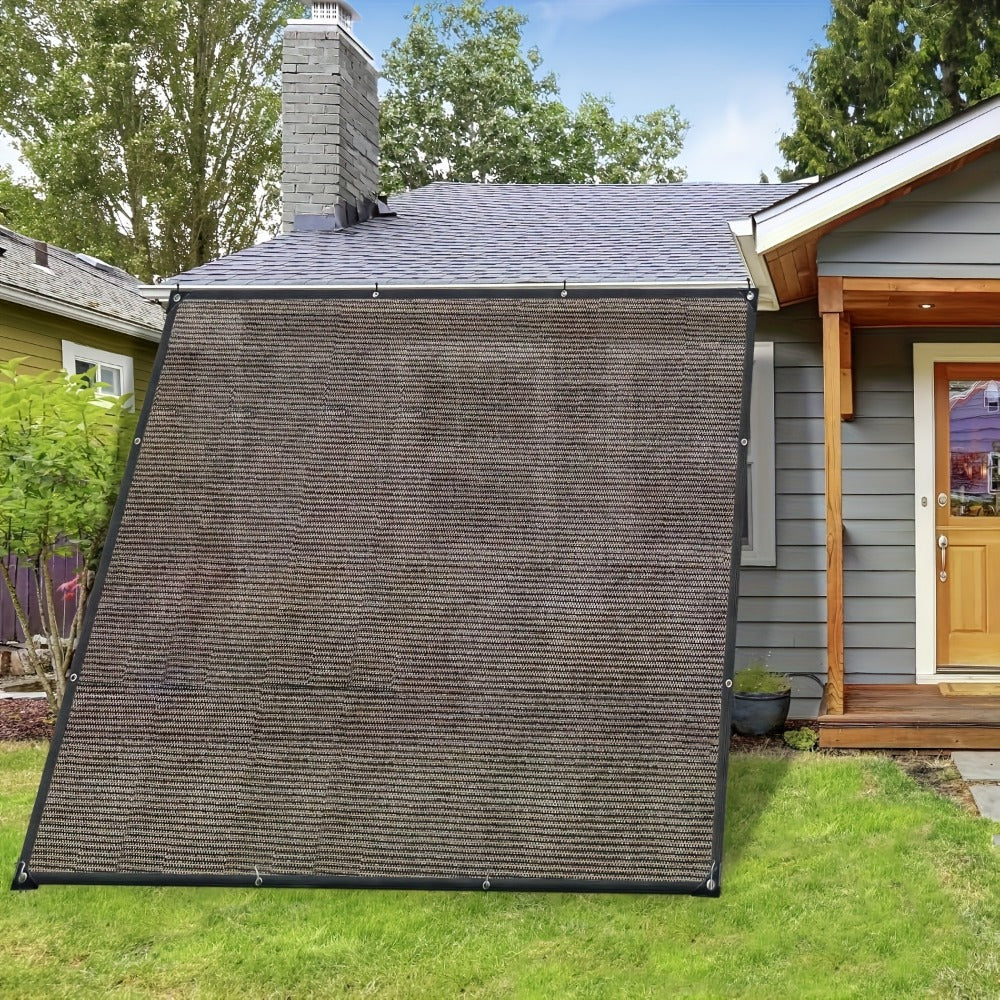 HDPE Outdoor Patio Roller Shade with UV Protection and Tool-Free Assembly detail image