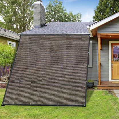 HDPE Outdoor Patio Roller Shade with UV Protection and Tool-Free Assembly detail image