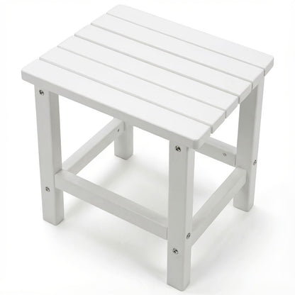 HDPE Outdoor Side Table with Multiple Color Options for Patio detail image - detail view 3