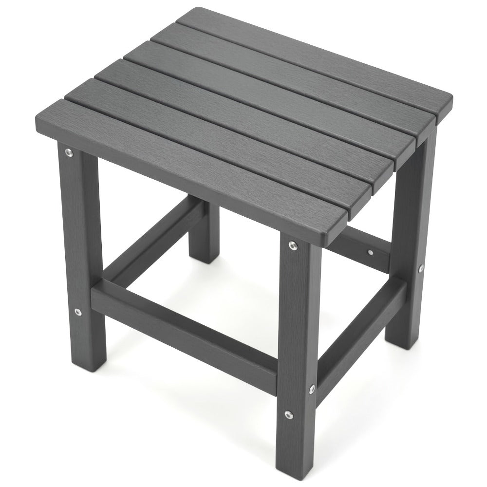 HDPE Outdoor Side Table with Multiple Color Options for Patio detail image - detail view 6