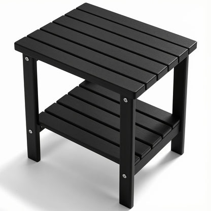 Outdoor Side Table shown in the Black option