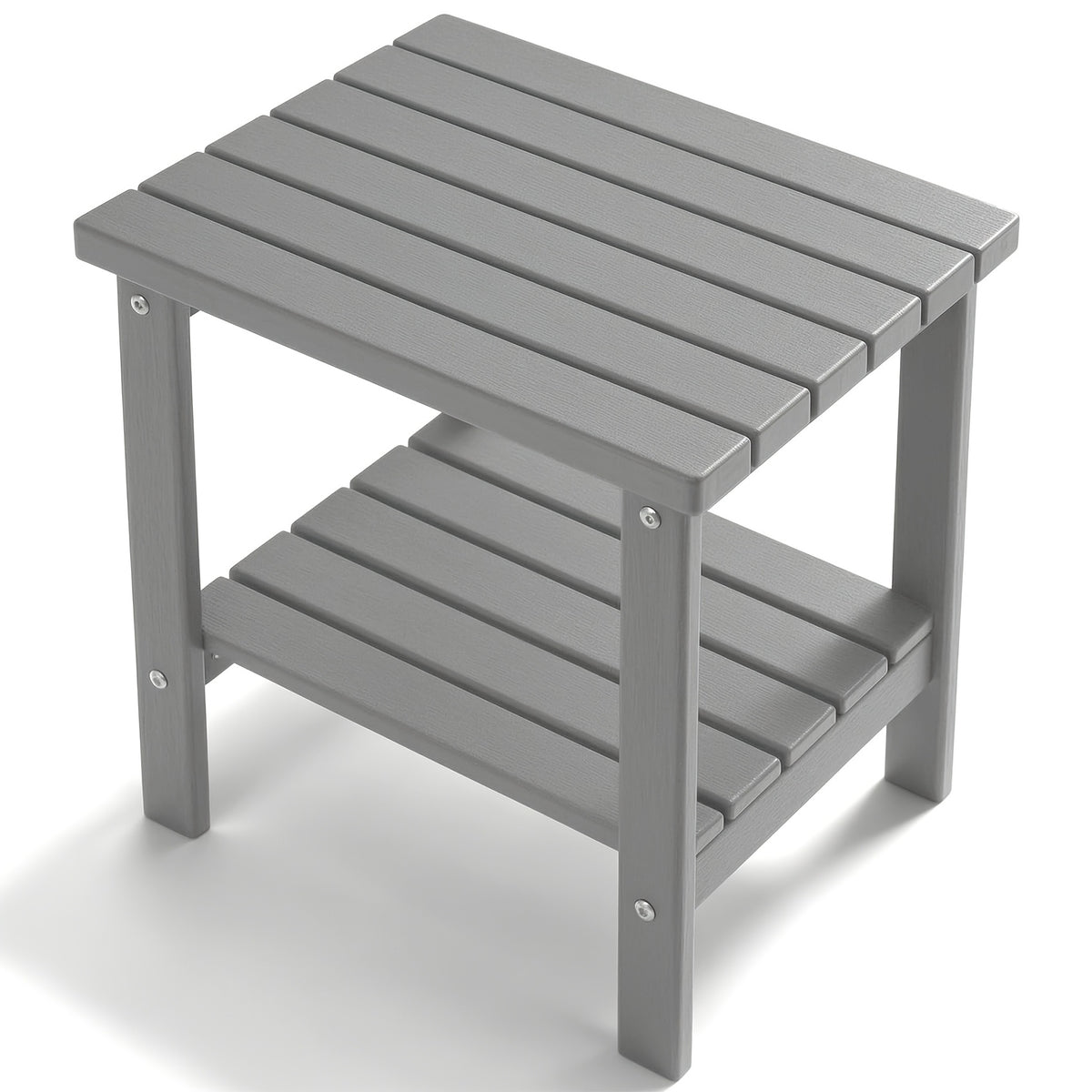 Outdoor Side Table shown in the Grey option