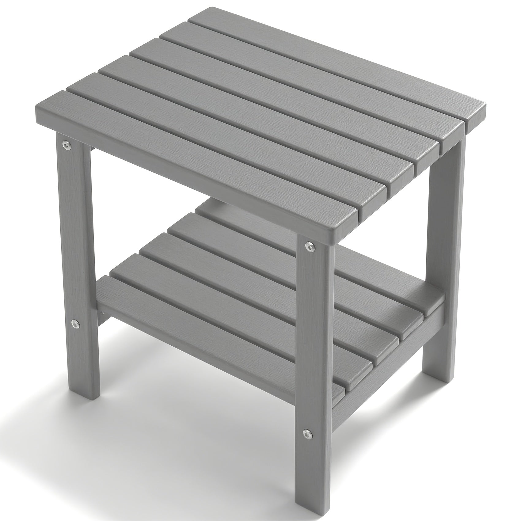 Outdoor Side Table shown in the Grey option