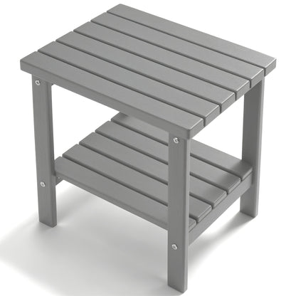 Outdoor Side Table shown in the Grey option