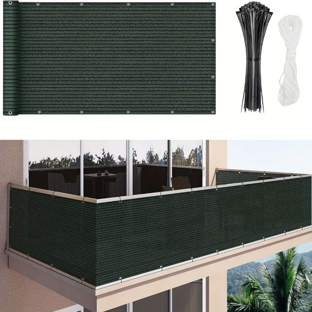 HDPE Privacy Screen Fence with Added Privacy and Reinforced Corners for Patio detail image - detail view 11