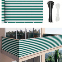 Green and white line