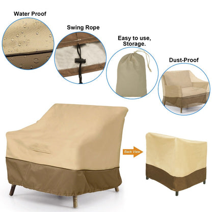 Heavy-Duty Fabric Patio Furniture Cover with Waterproof Protection and Dustproof Cover detail image - detail view 6