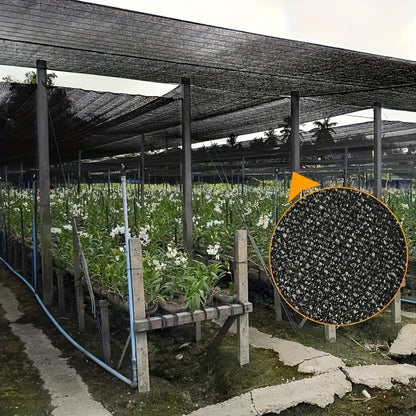 Heavy-Duty HDPE Outdoor Sun Shade Sail with UV Protection and Reinforced Corners for Patio detail image - detail view 10