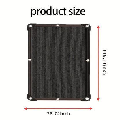 Heavy-Duty HDPE Outdoor Sun Shade Sail with UV Protection and Reinforced Corners for Patio detail image - detail view 5